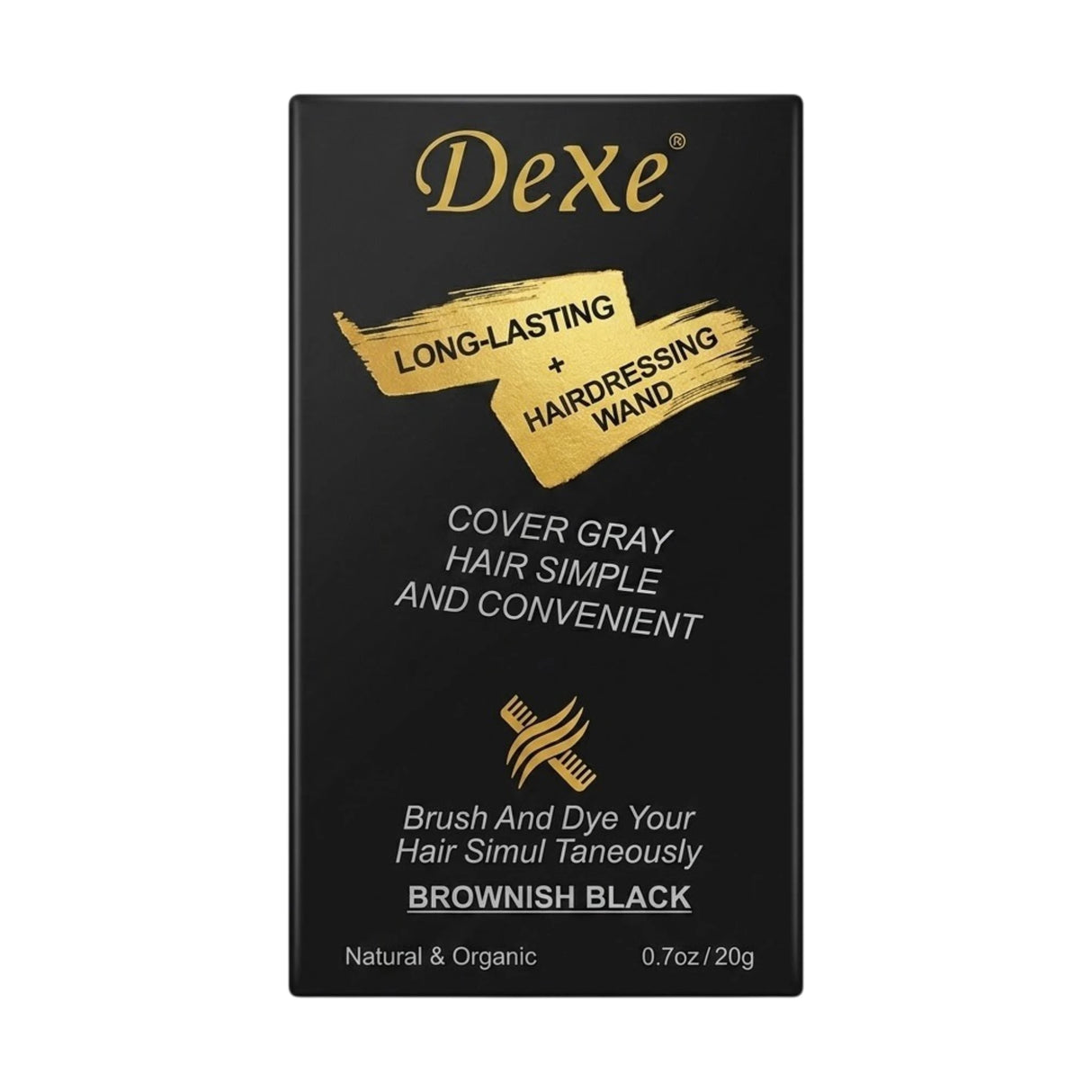 dexe hair dressing stick 02 brownish black 20g