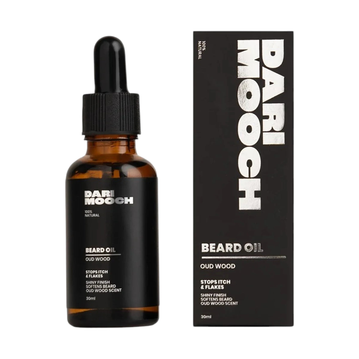 dari mooch beard oil oud wood 30ml