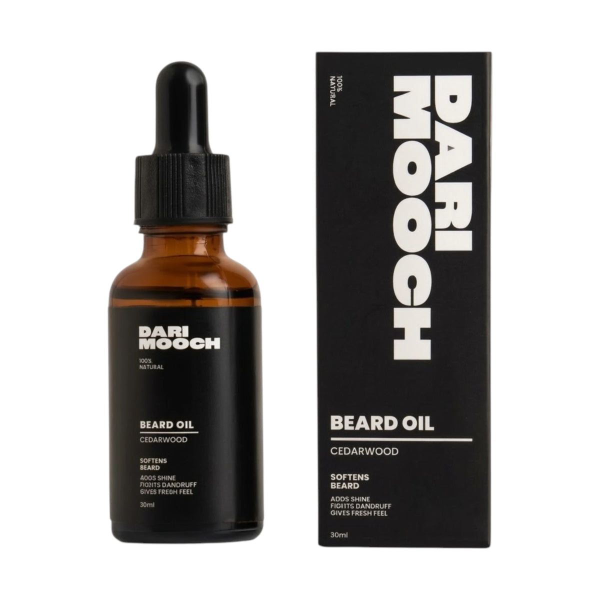 dari mooch beard oil cedarwood 30ml