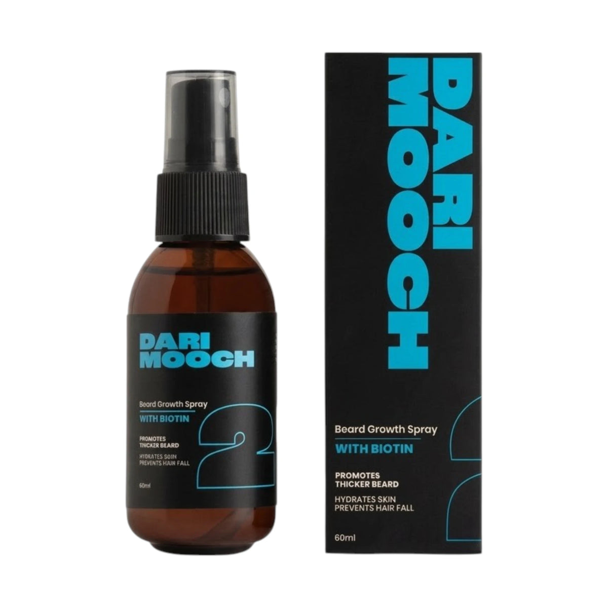 dari mooch beard growth spray biotin 60ml