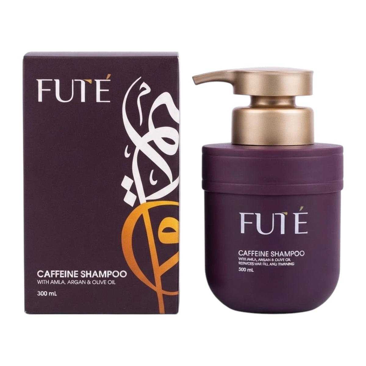 fute shampoo caffeine amla argan & olive oil 300ml