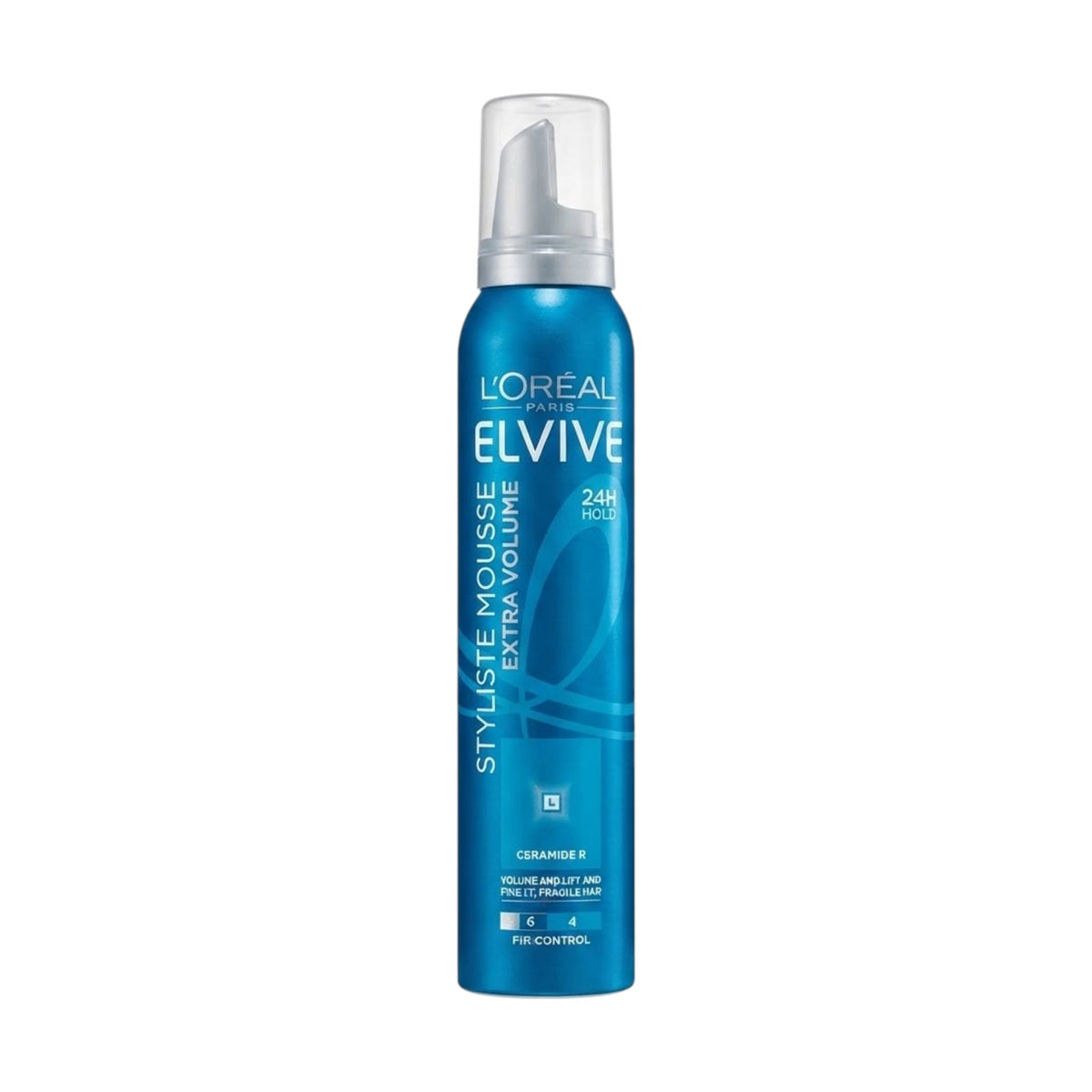 loreal elvive hair style mousse 24h hold 04 firm control 200ml france