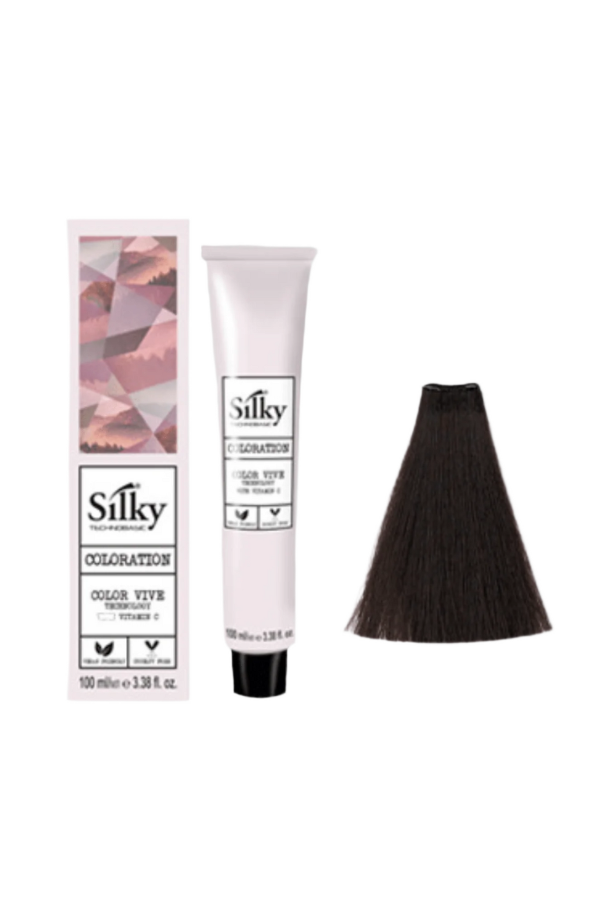 silky hair color 5.0 100ml