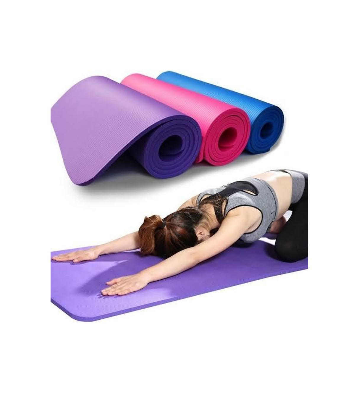 yoga mat 8mm multi clr