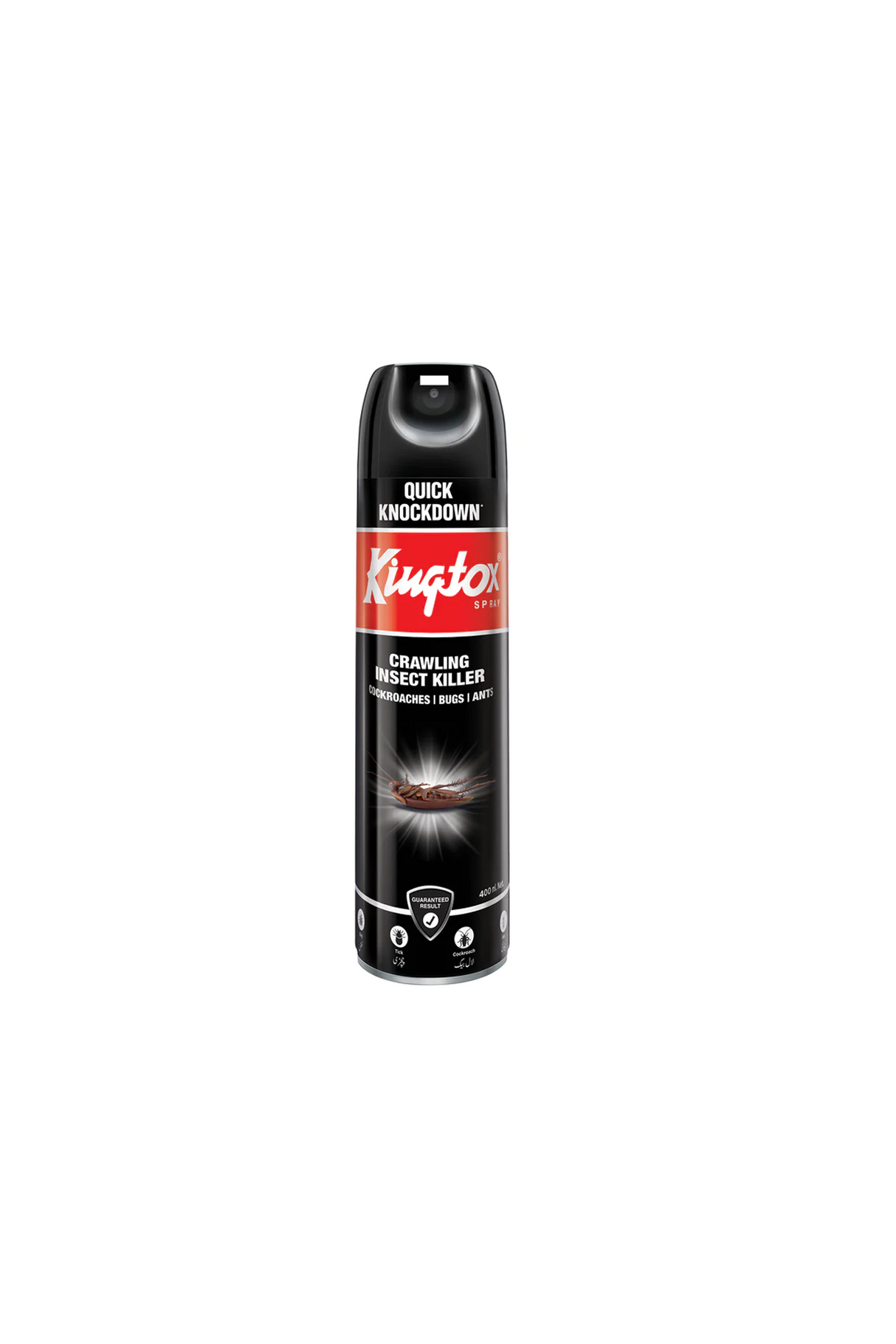 kingtox spray black crawling insect killer 400ml
