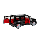 friction jeep g wagon with music & lights