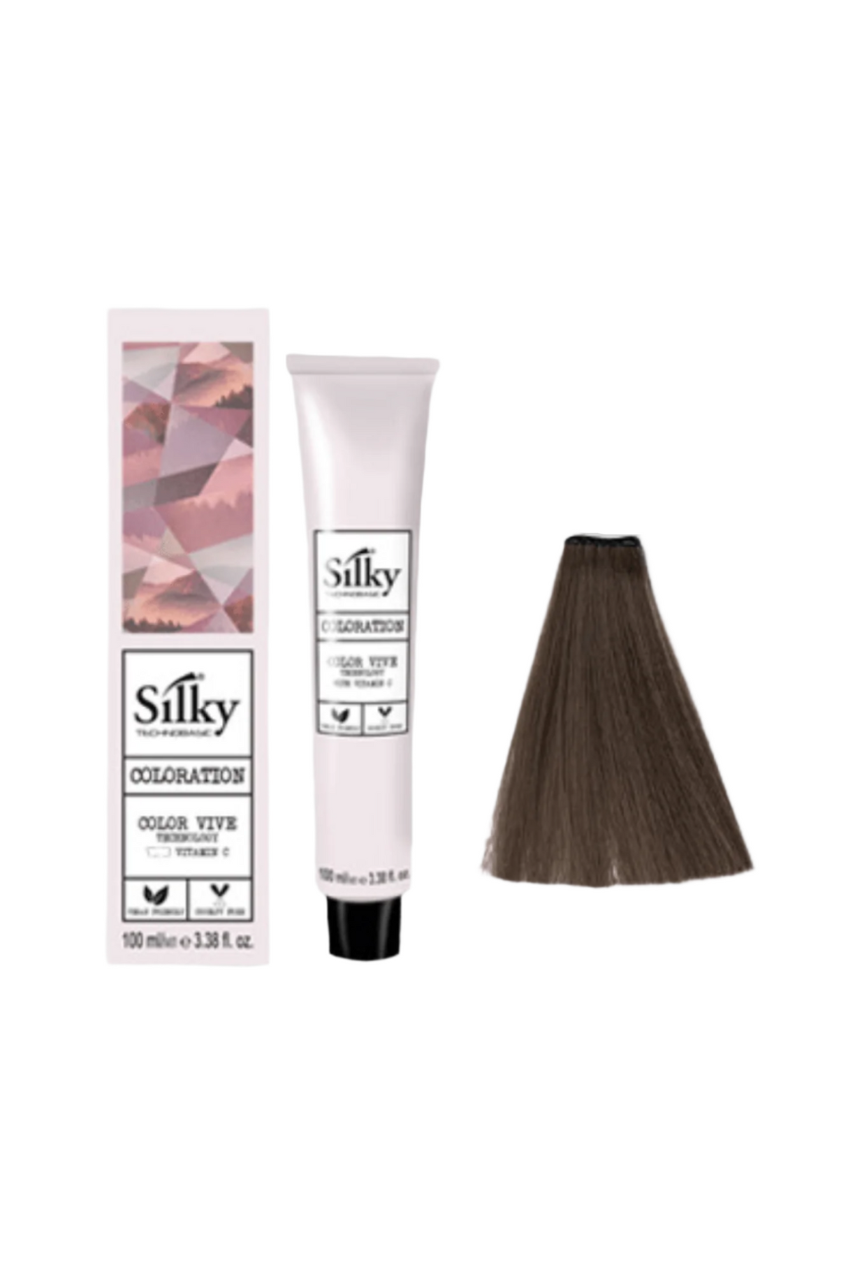 silky hair color 6.1 100ml