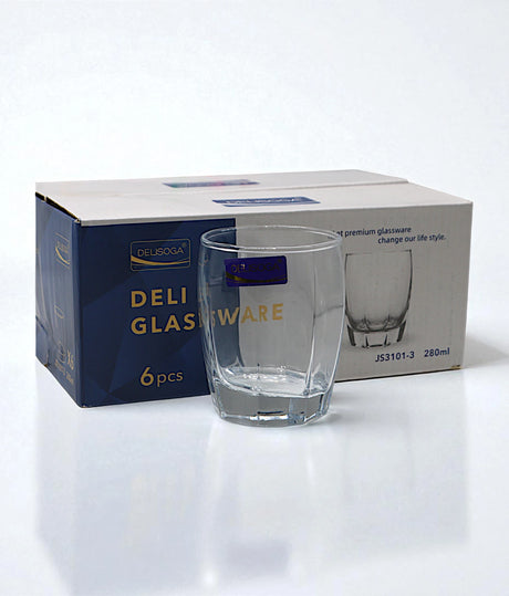 deli glass 6pc js3101-3