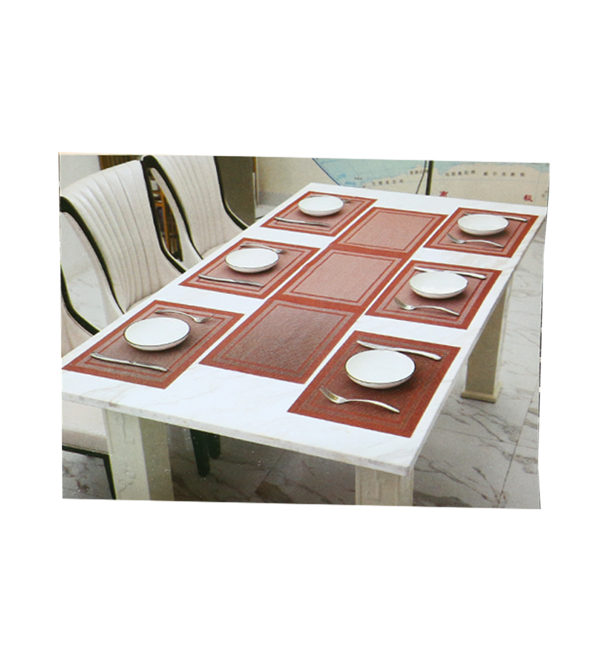 table mat 7pc d482