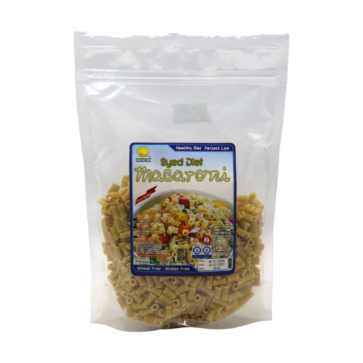 syed diet macaroni 400g