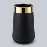 planter fiber golden patti 26"x12" black d643