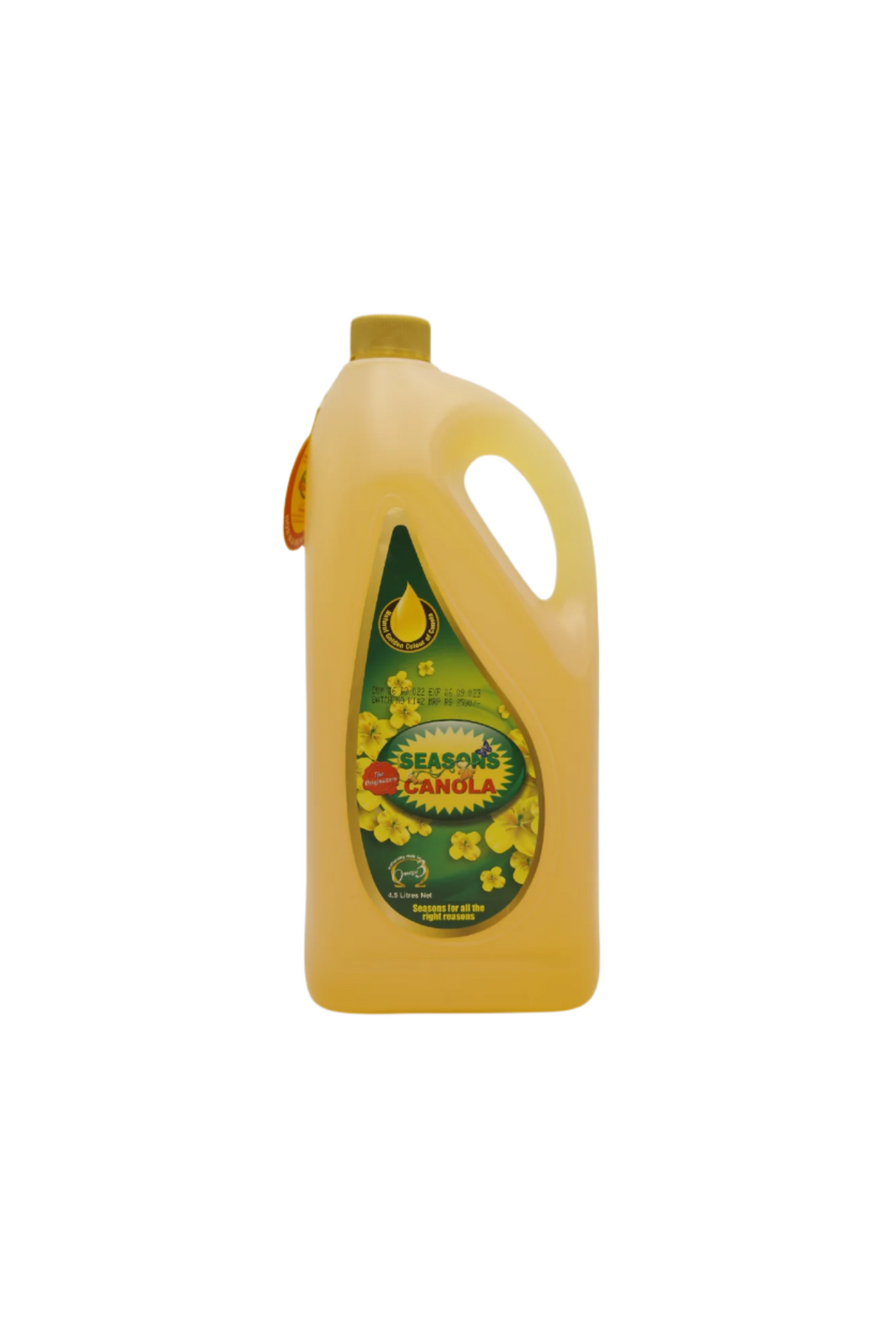 seasons canola oil 4.5l