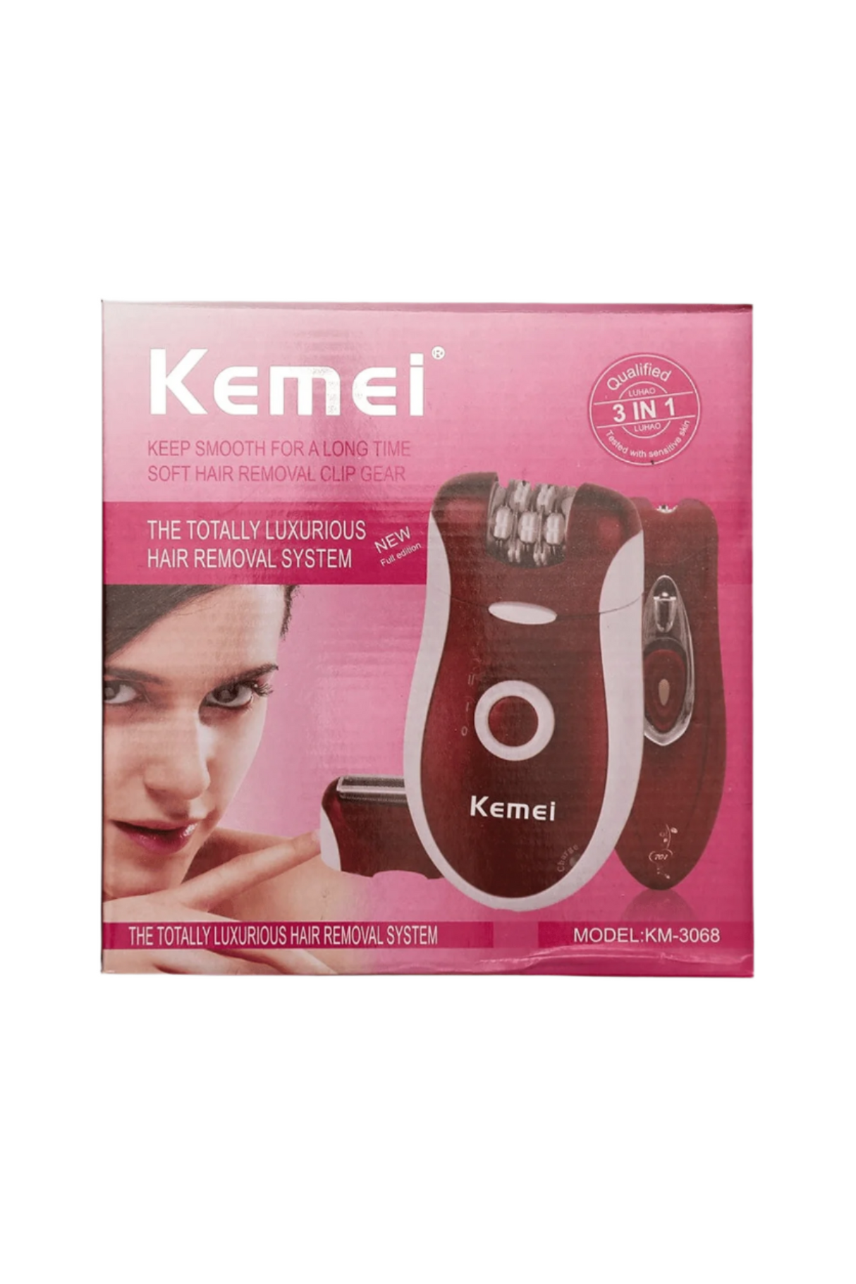 kemei hair remover 3in1 km-3068