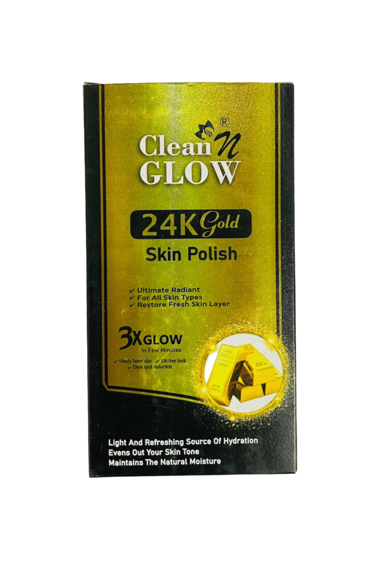 clean n glow 24k gold skin polish