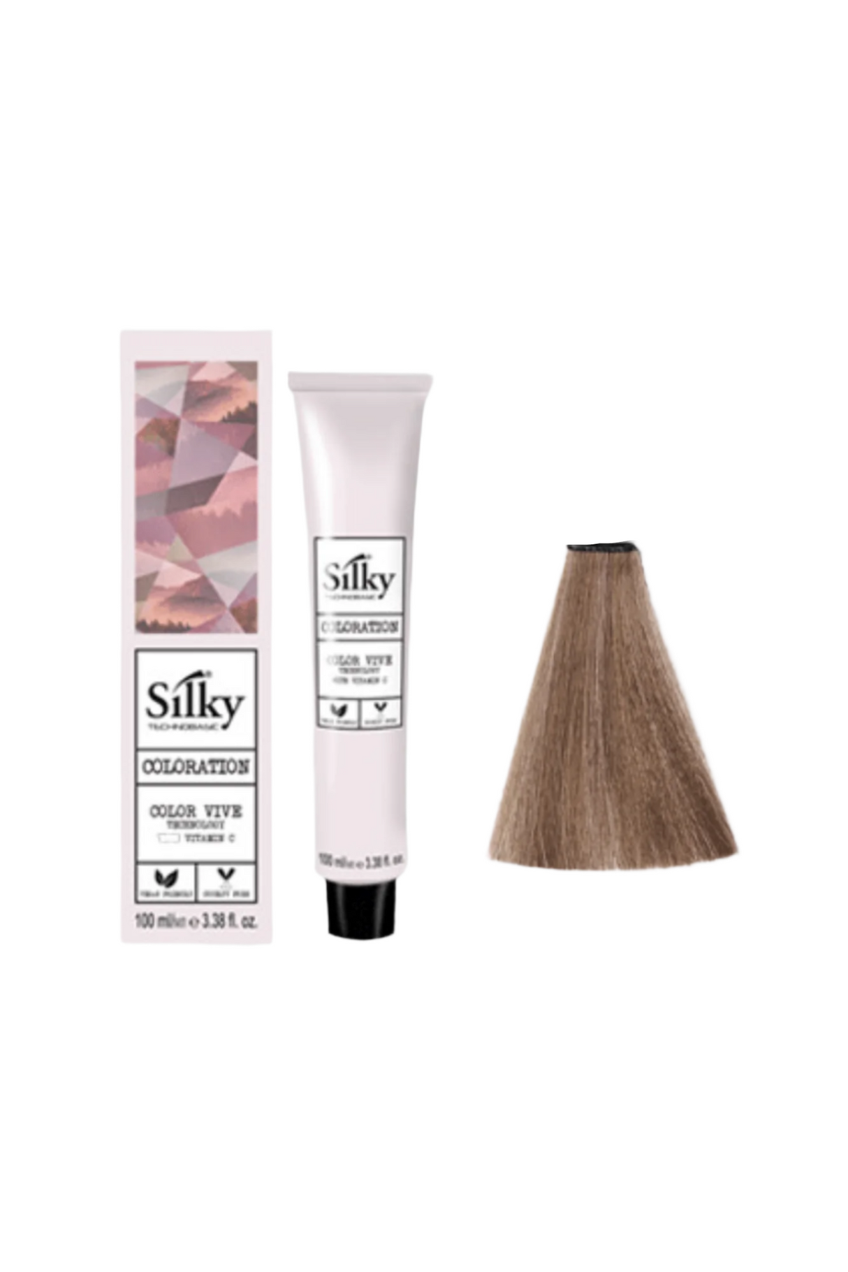 silky hair color 7.1 100ml