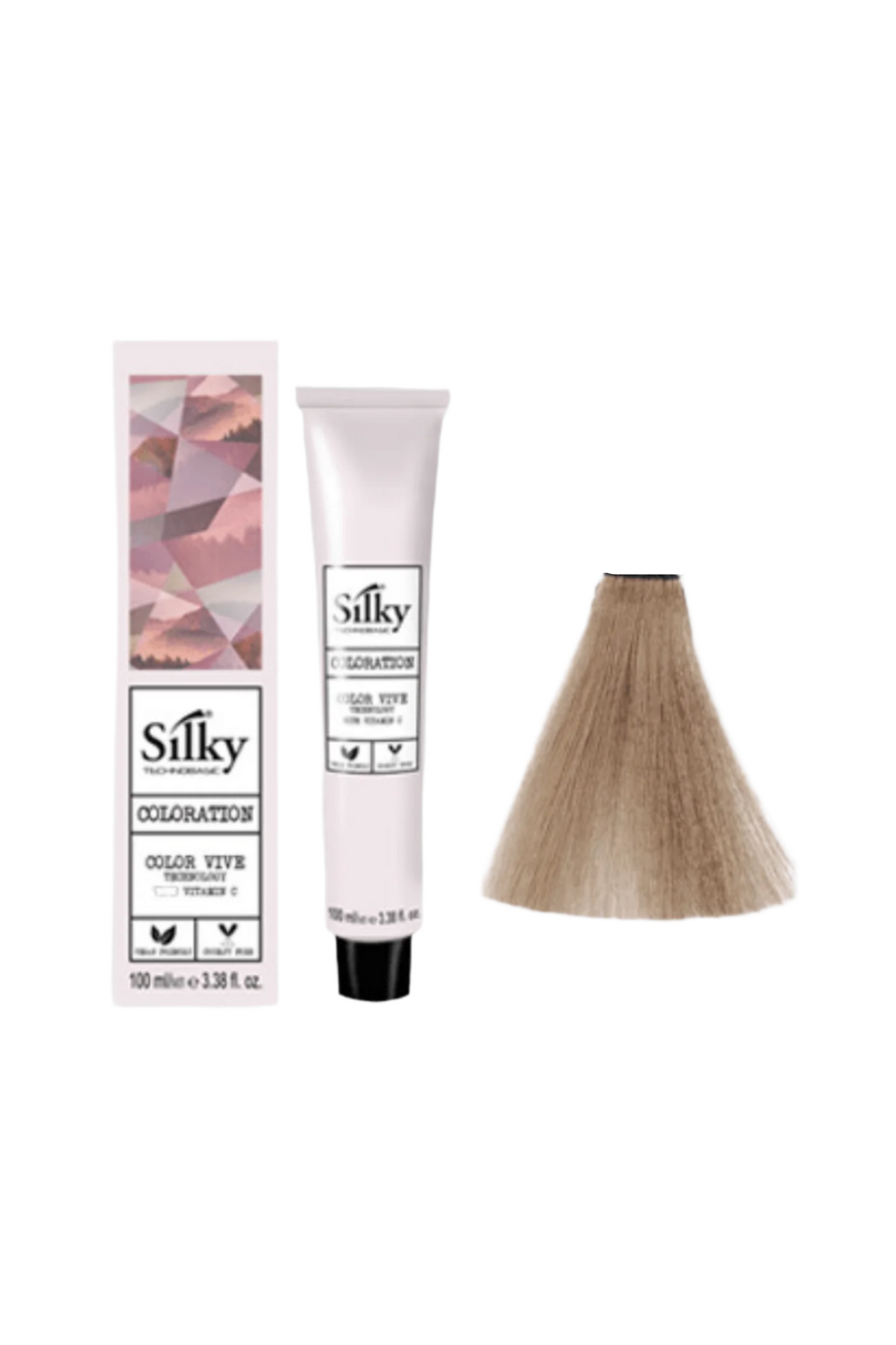 silky hair color 9.1 100ml