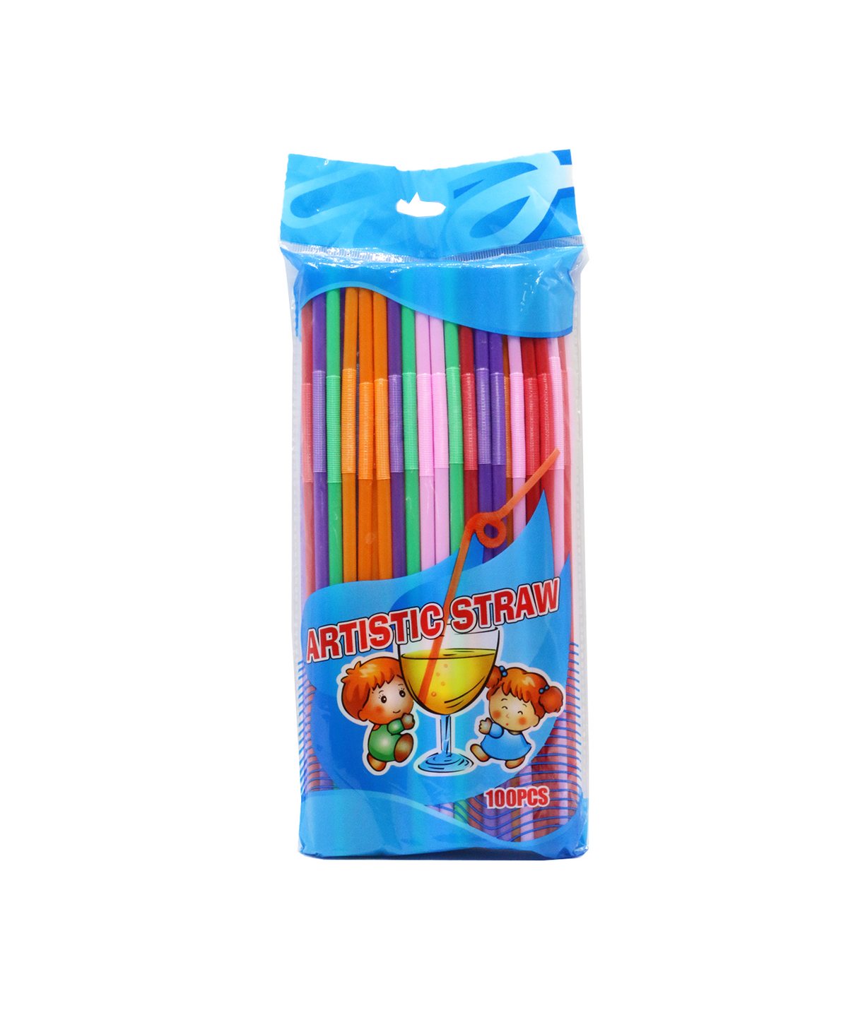 party straw 100pc 65555