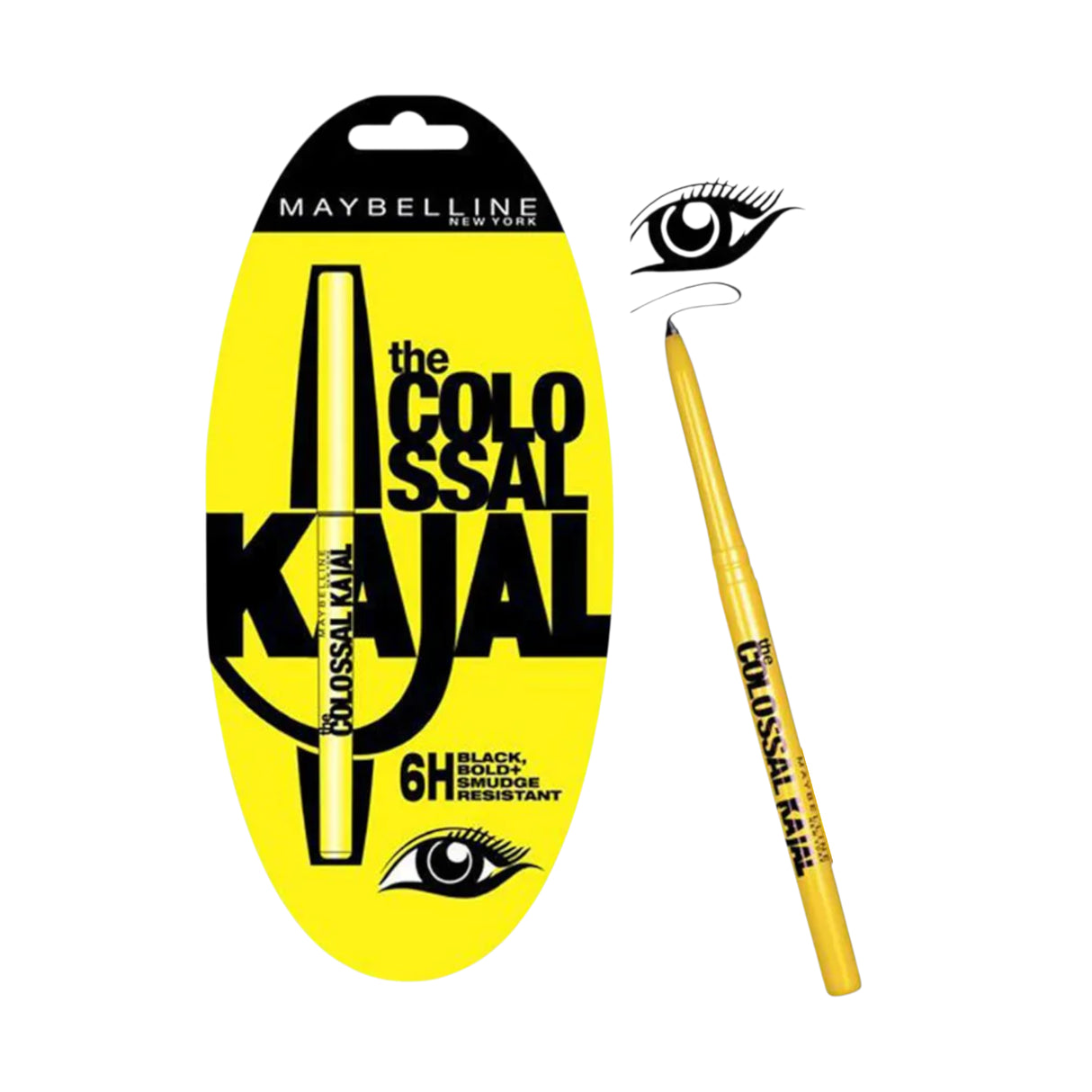 maybelline kajal colossal black