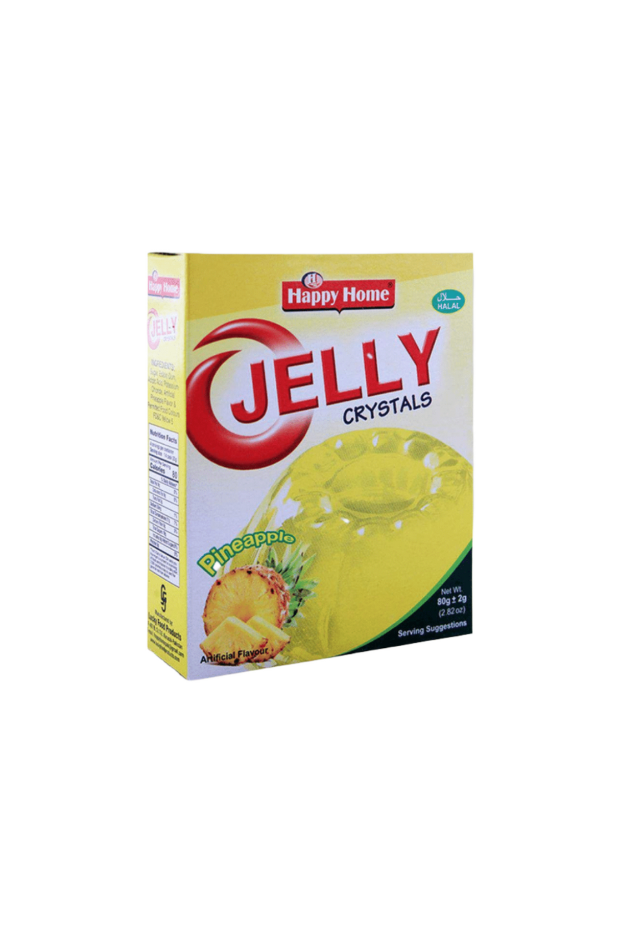 happy home jelly pineapple 80g