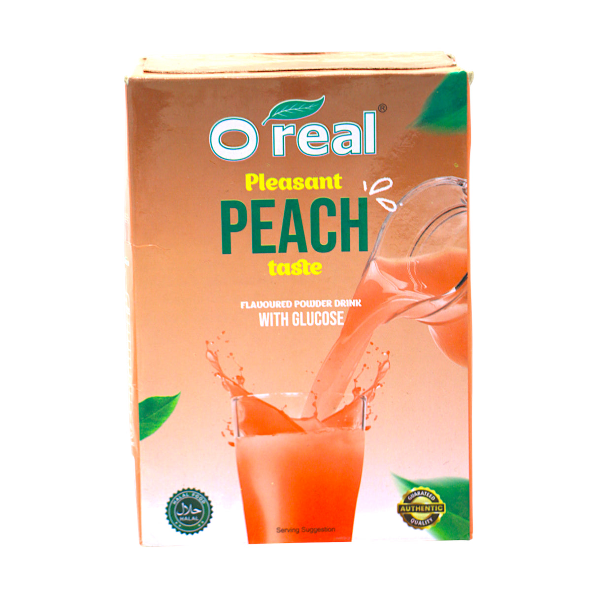 o real peach with glucose 275g