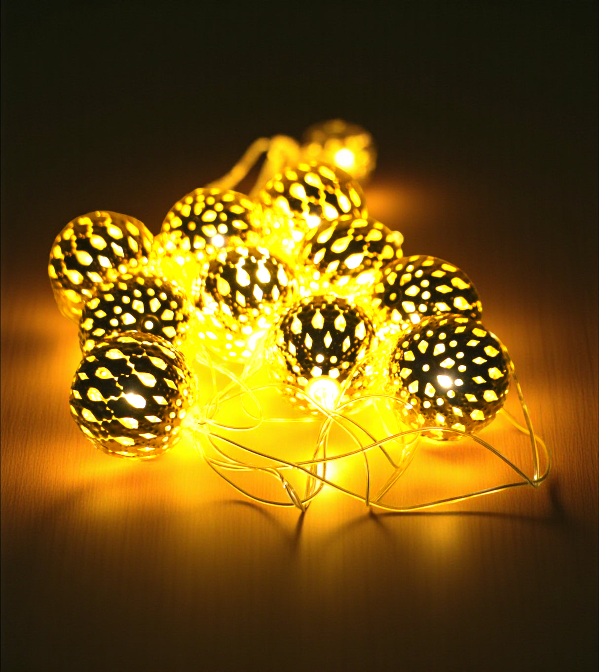 metal light ball golden china