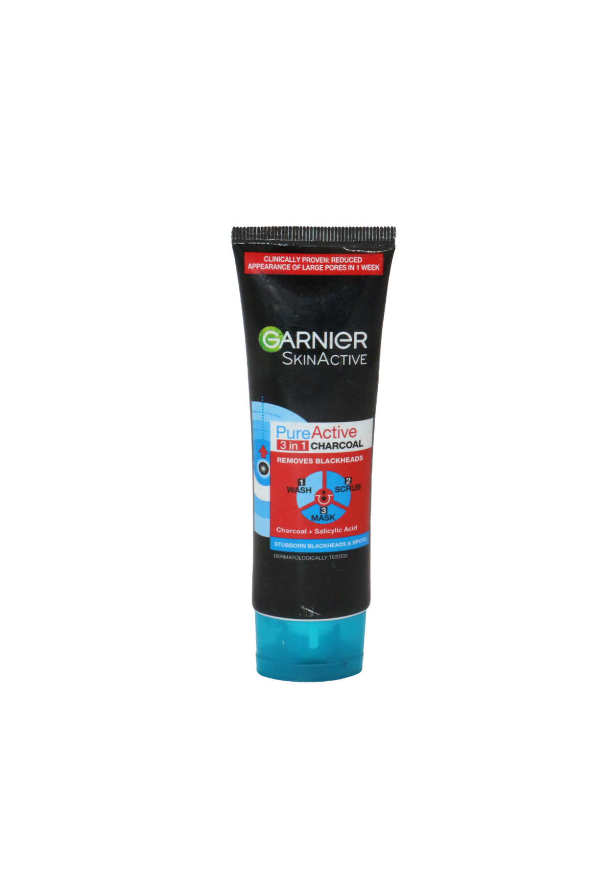 garnier face wash charcoal 3in1 50ml