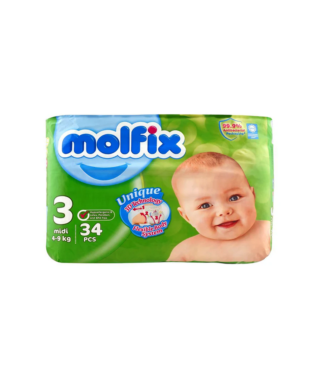 molfix diapers economy midi 34pc