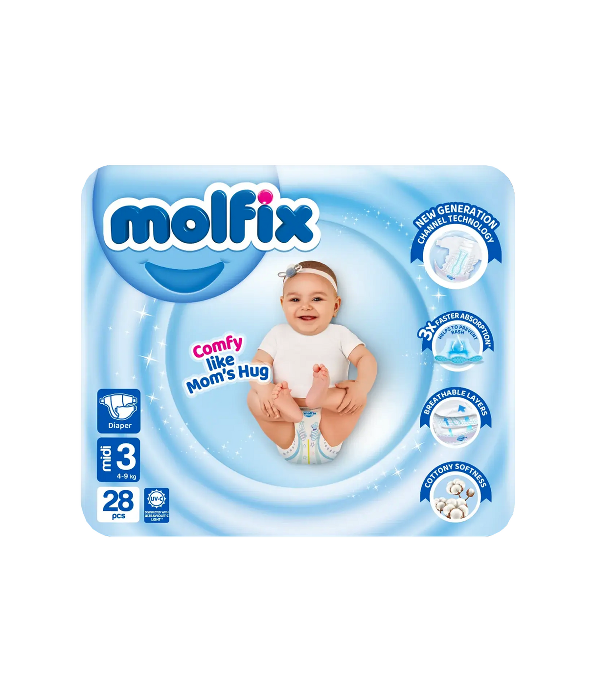 molfix diaper economy midi 28pc