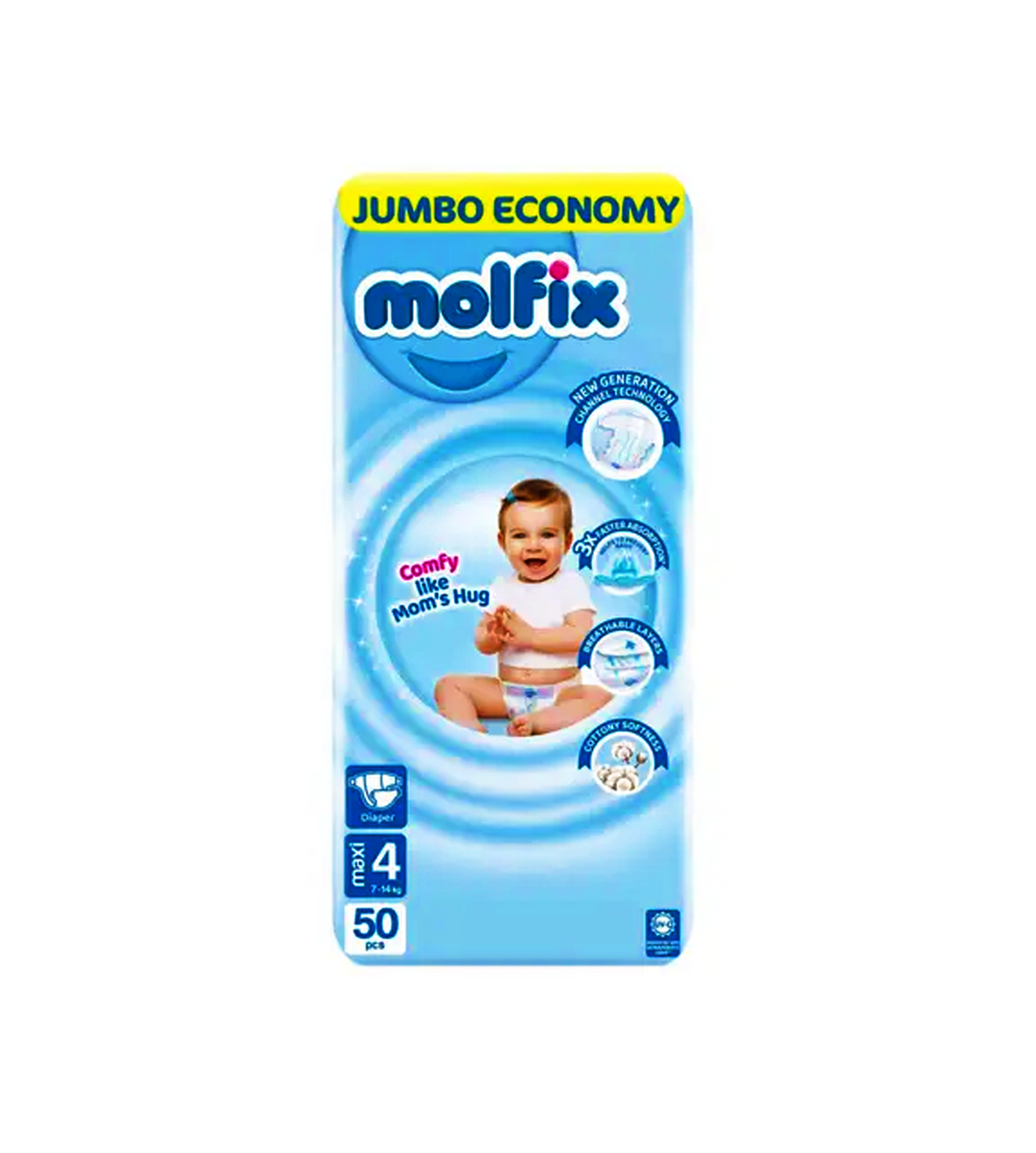 molfix diaper jumbo maxi l-4 50pc