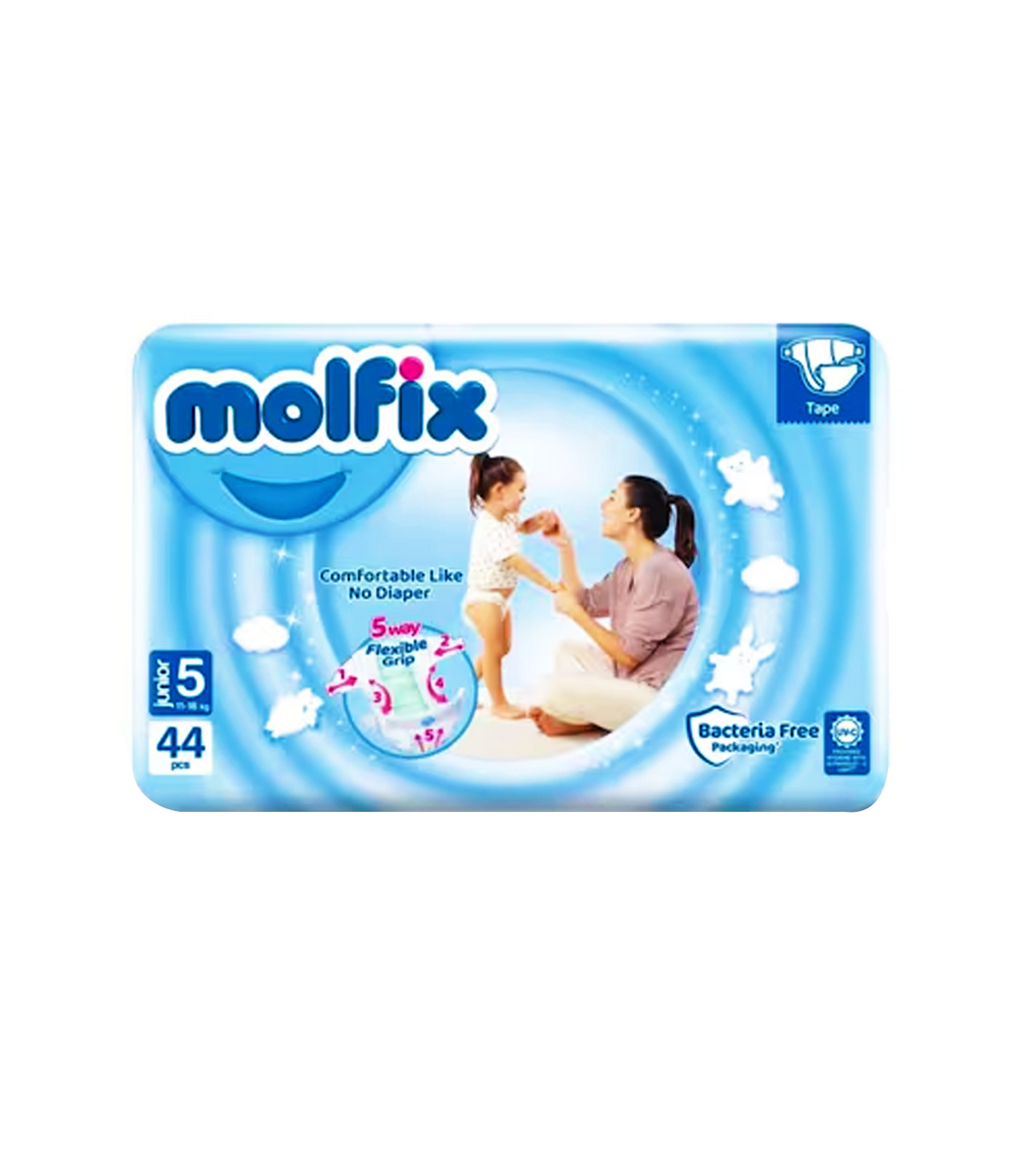 molfix diaper jumbo pack junior xl-5 44pc