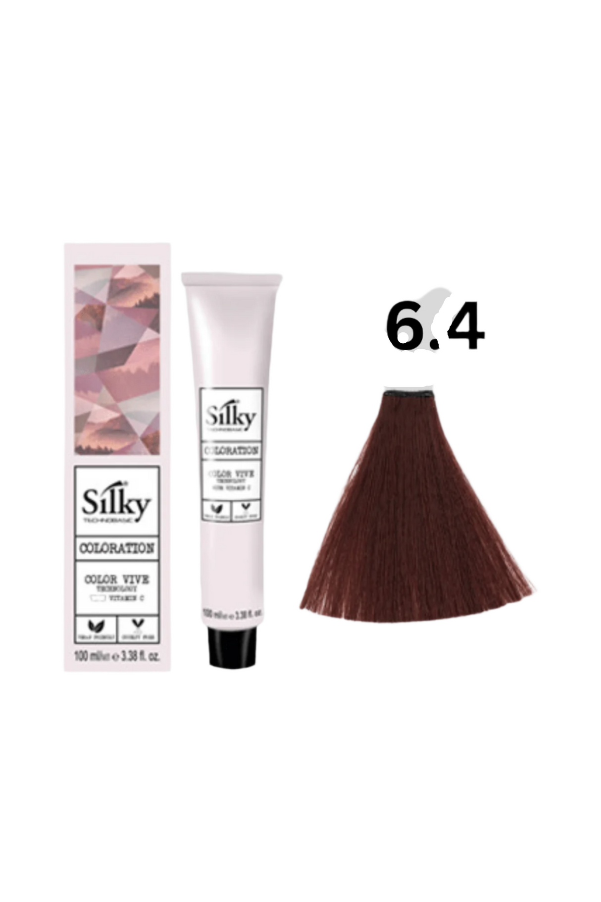 silky hair color 6.4 100ml