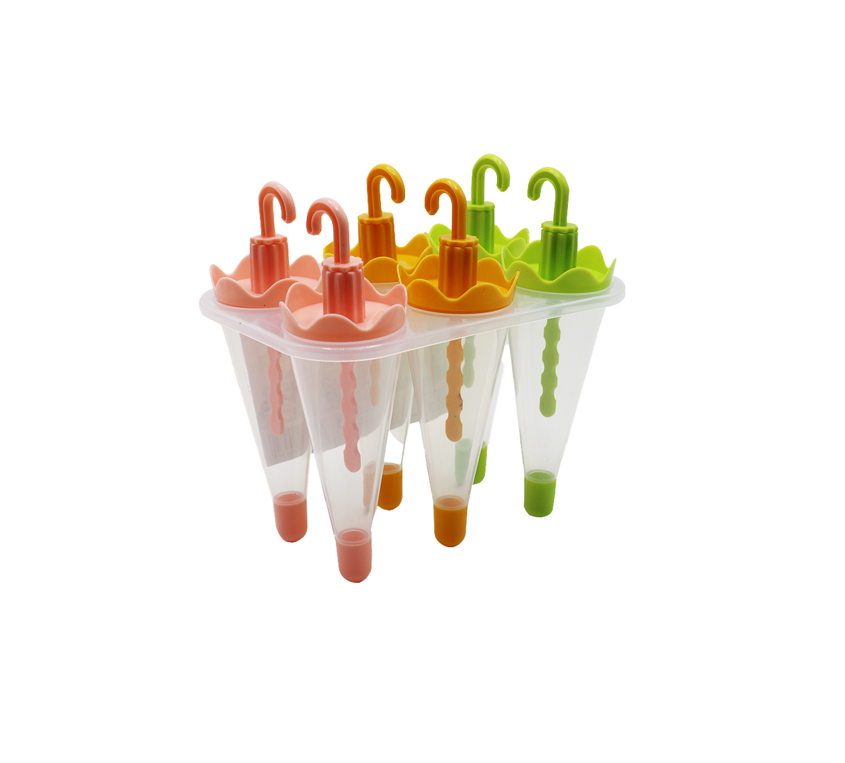 kulfi mould / ice cream mould umbrella 6pc china d756