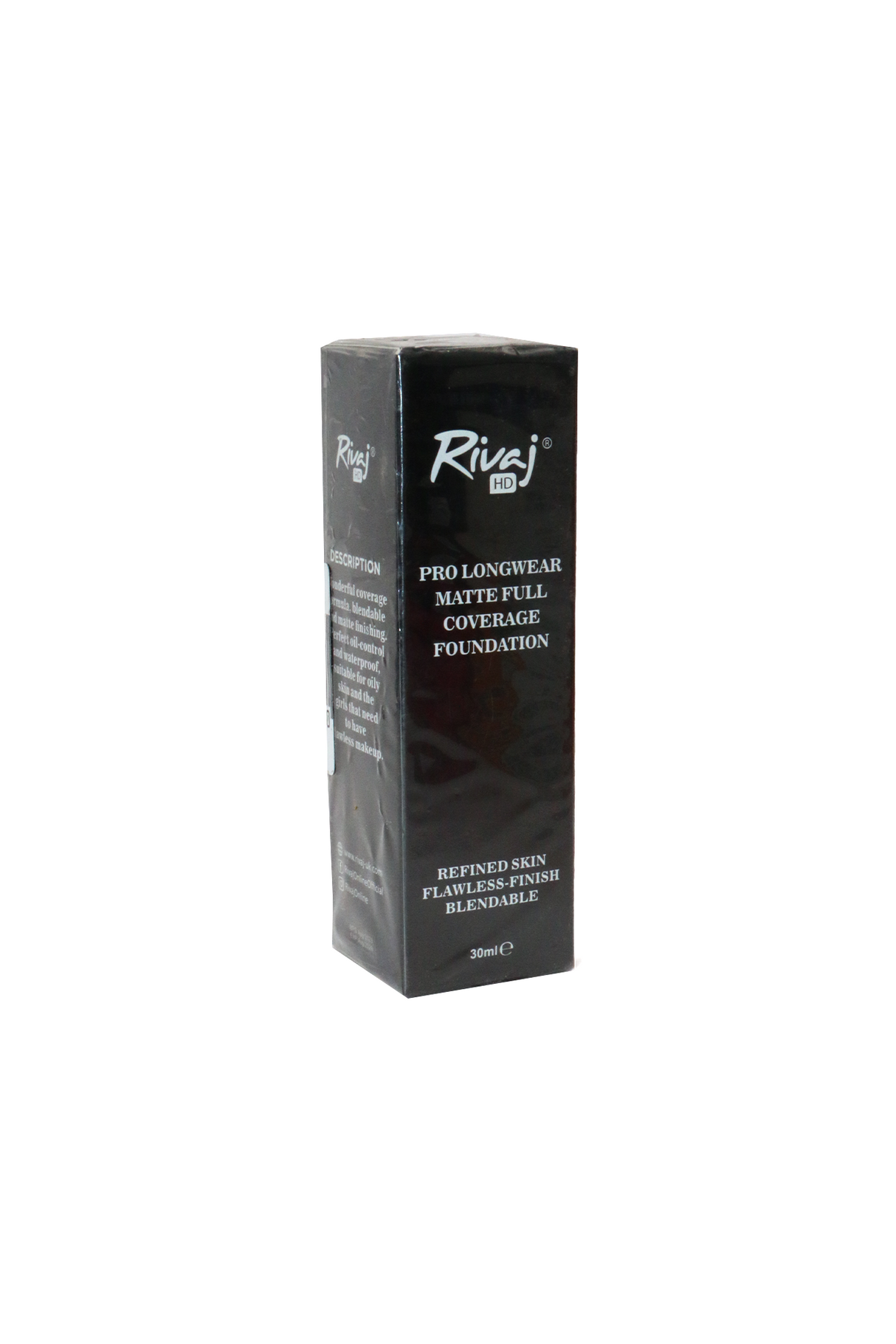 rivaj hd foundation full coverage 30ml