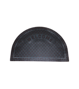 rubber foot mat 39x59 d shape red china