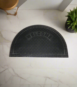 rubber foot mat 39x59 d shape red china