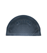 rubber foot mat 39x59 d shape red china