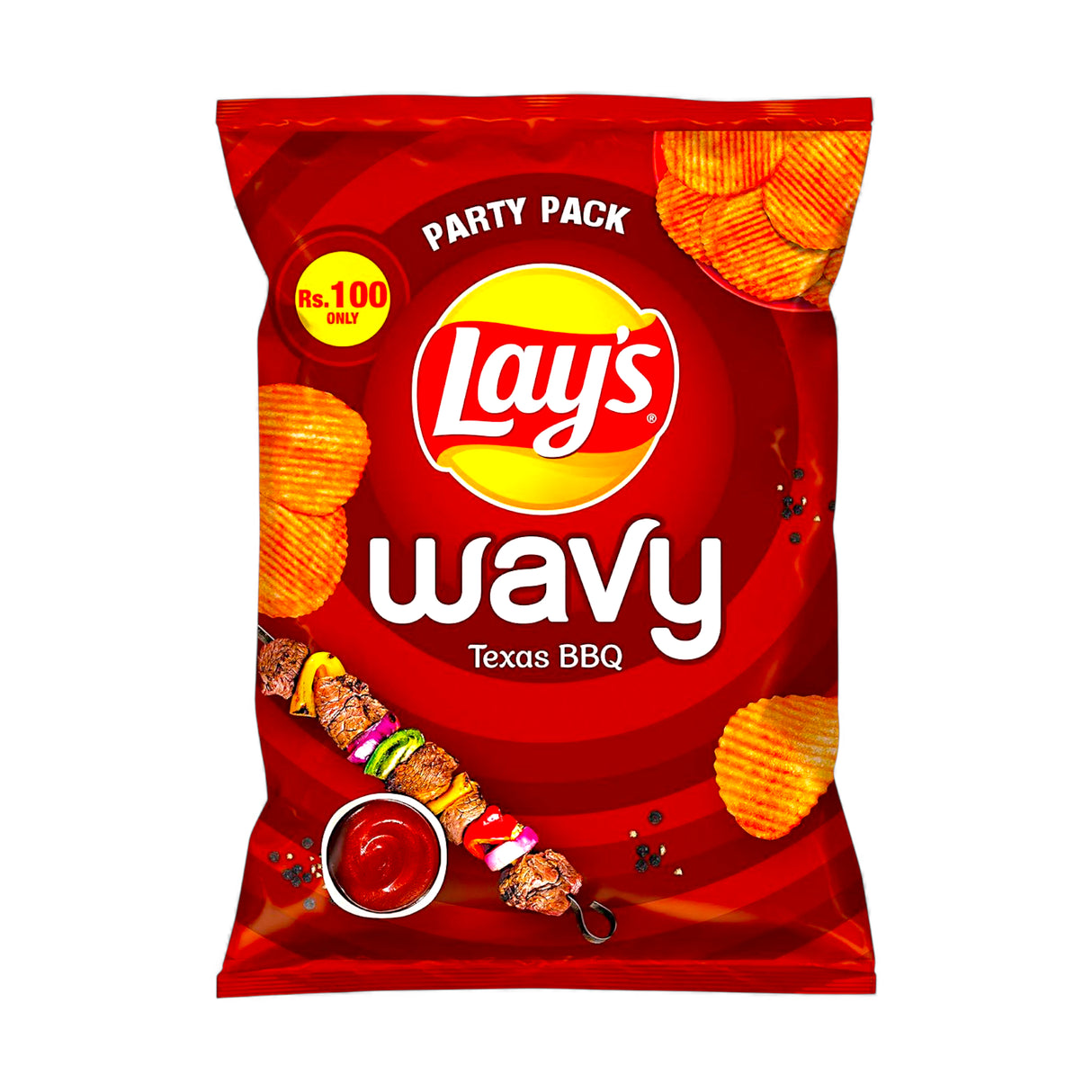 lays wavy texas bbq 100rs