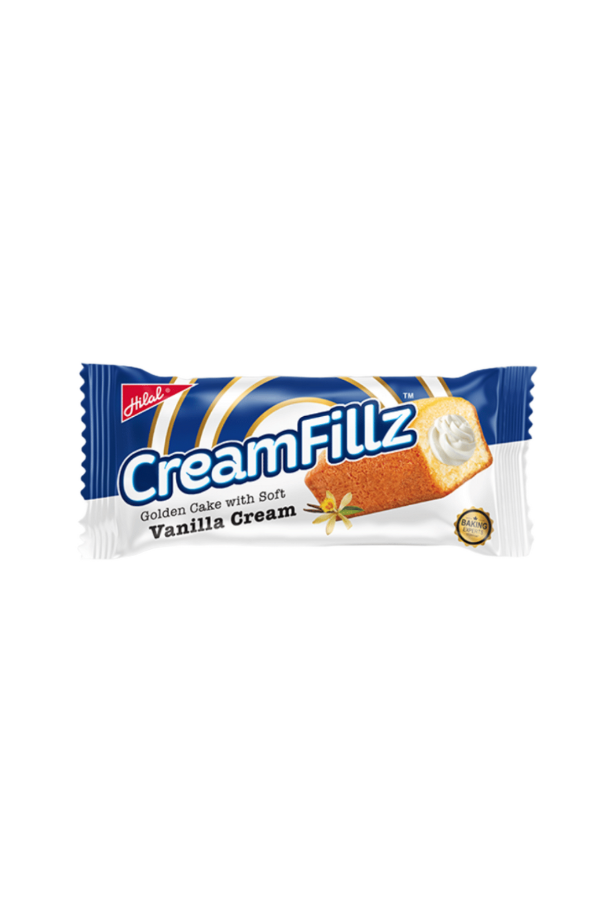 hilal cake creamfillz vanilla 30rs