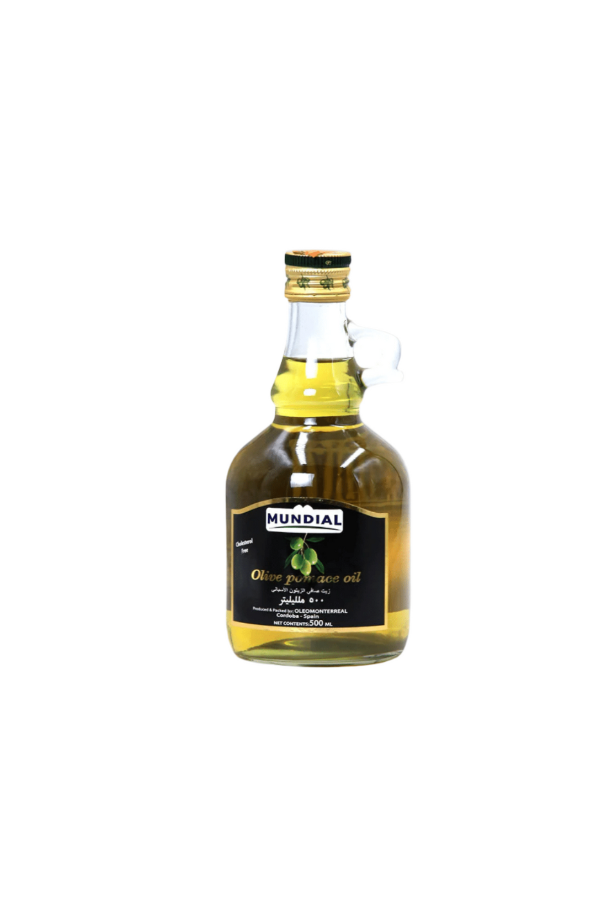 mundial olive oil pomace 500ml jar