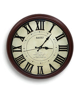 wall clock dark oak china