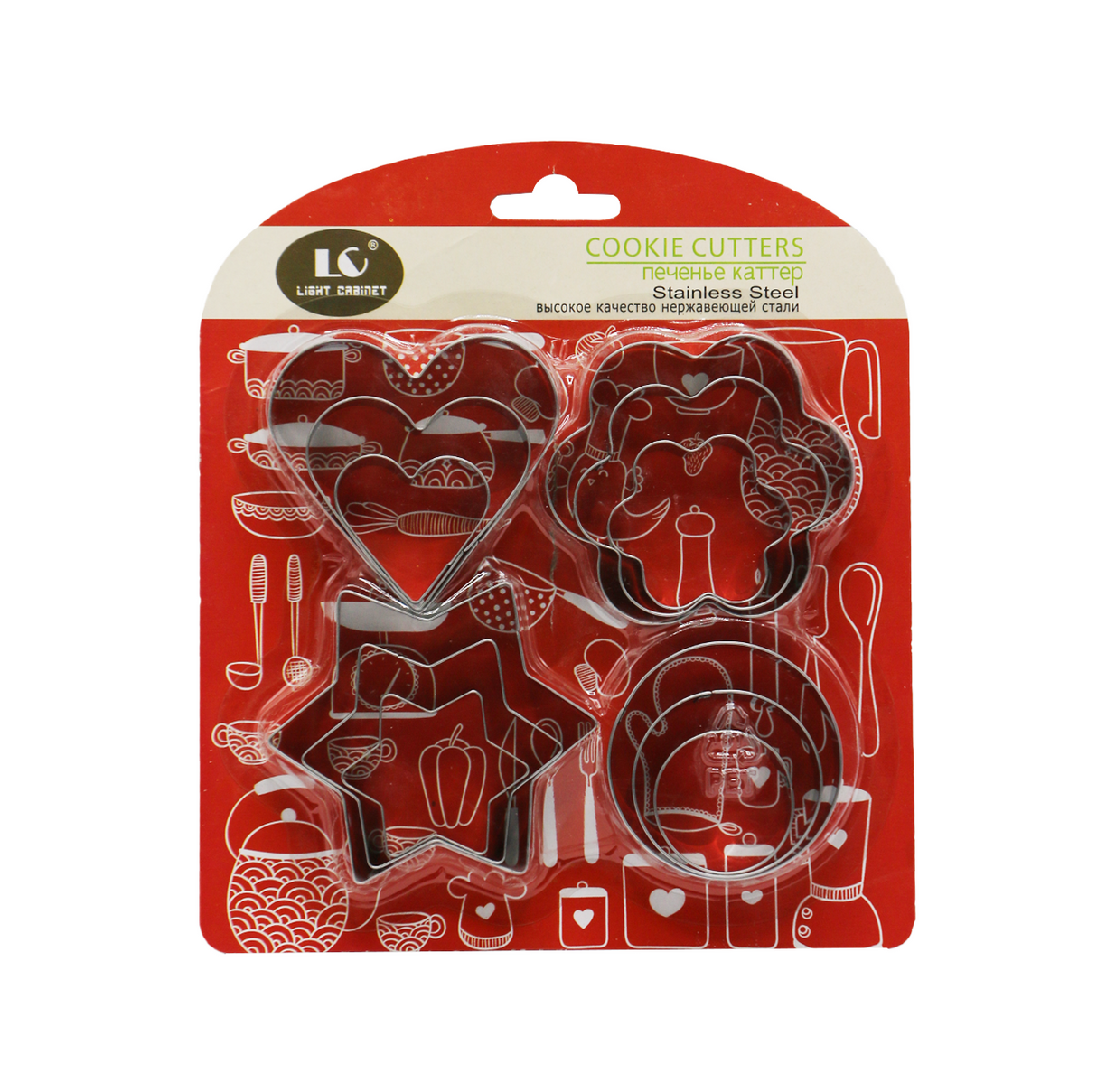 cookies cutter 12pc china d442