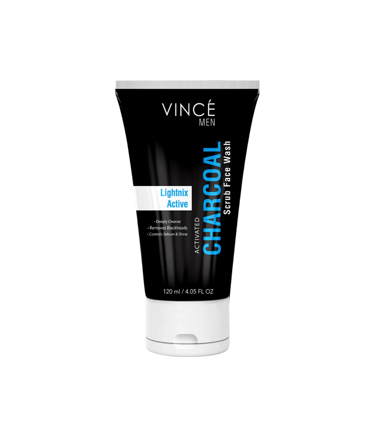 vince face wash men charcoal 120ml