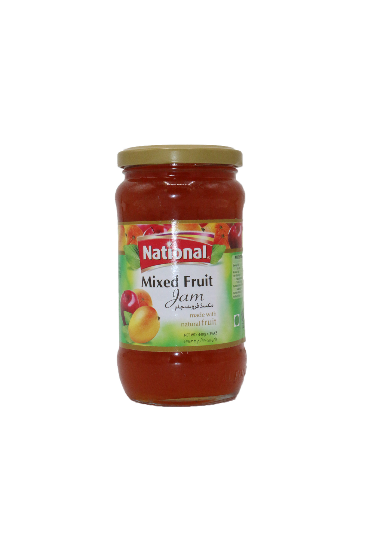 national jam mix fruit 440g