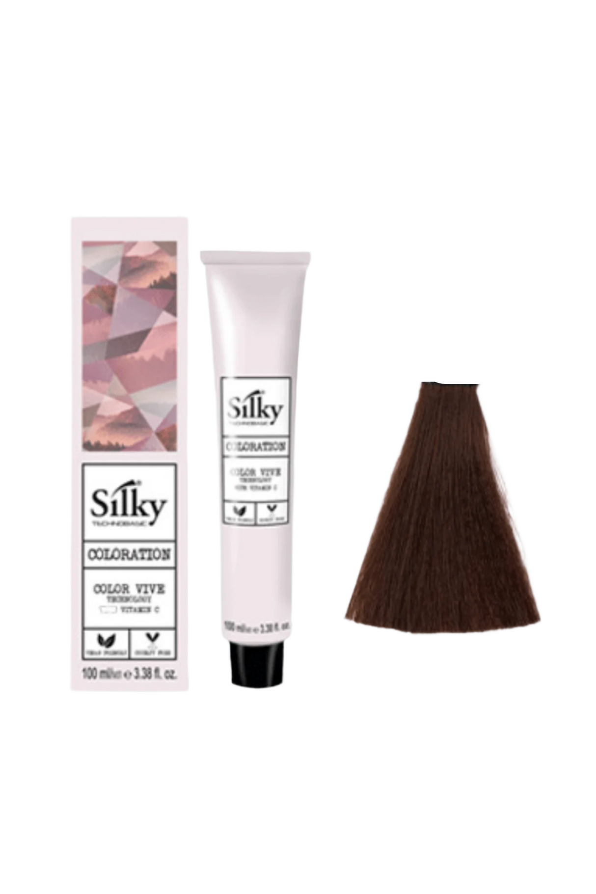 silky hair color 5.34 100ml