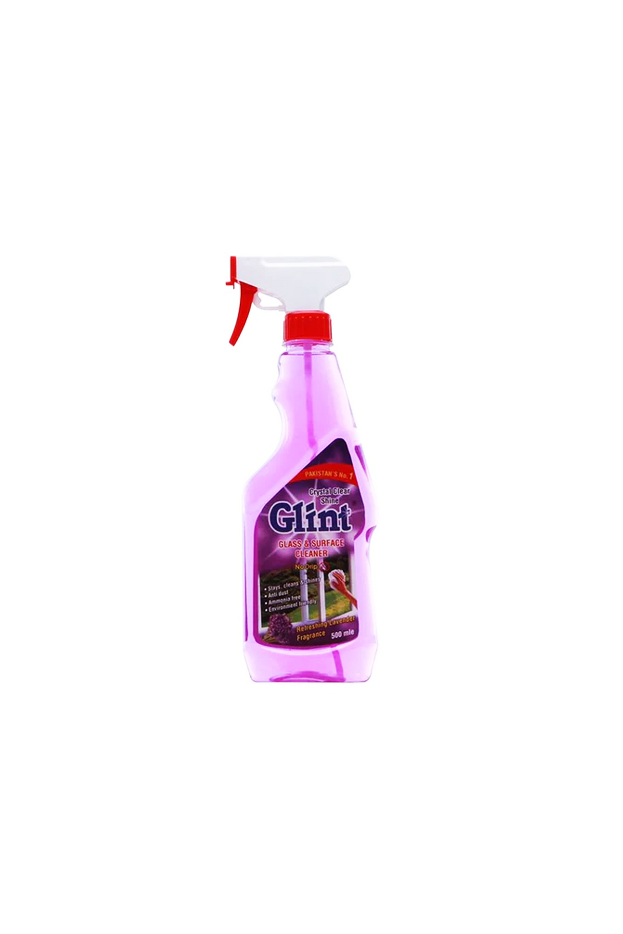 glint glass cleaner lavender 500ml