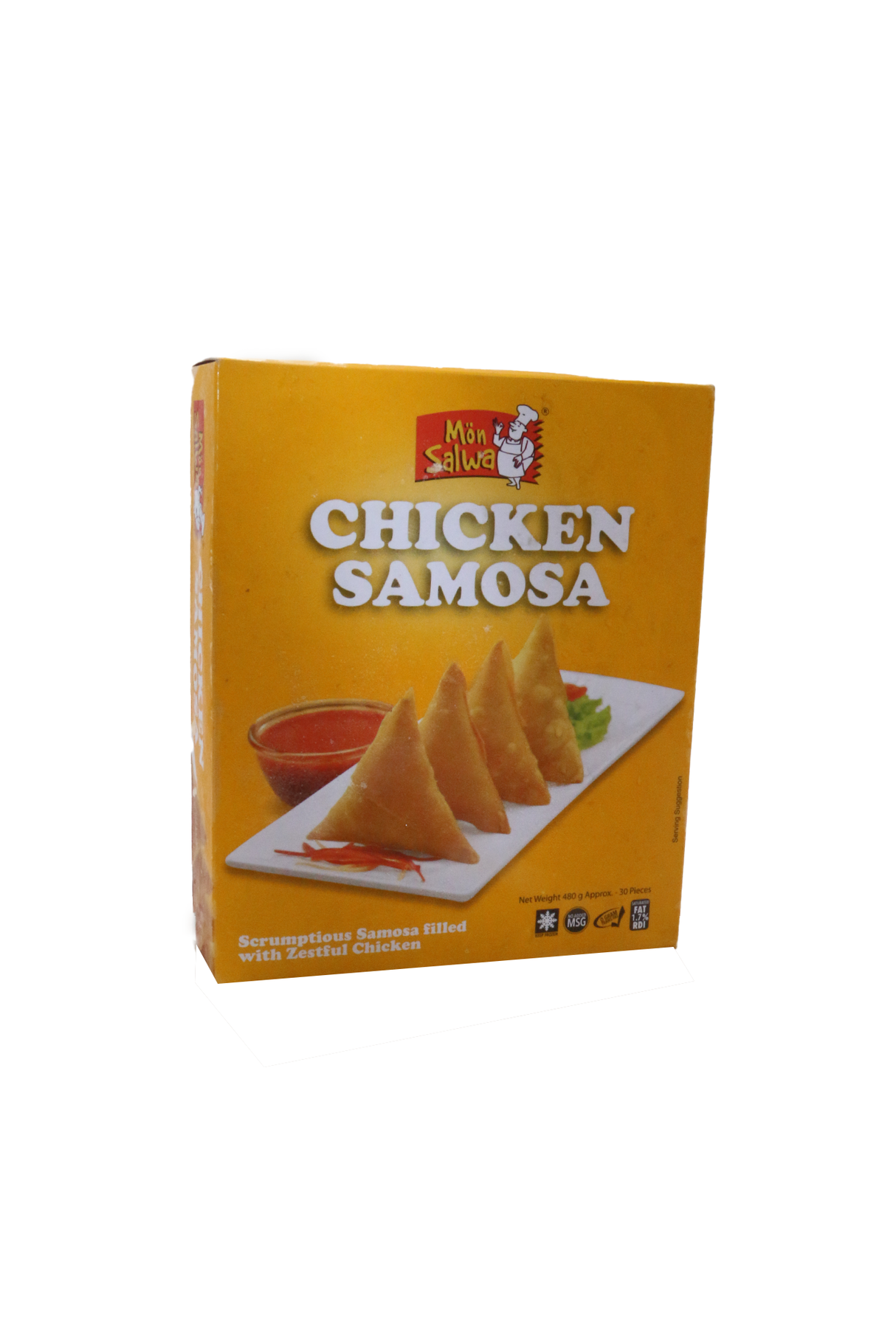 mon salwa chicken samosa 480g