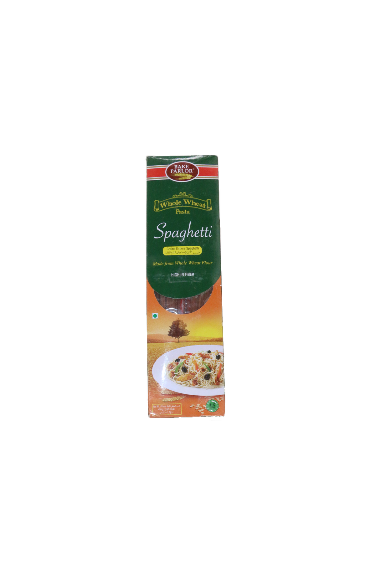 bake parlor spaghetti whole wheat 450g
