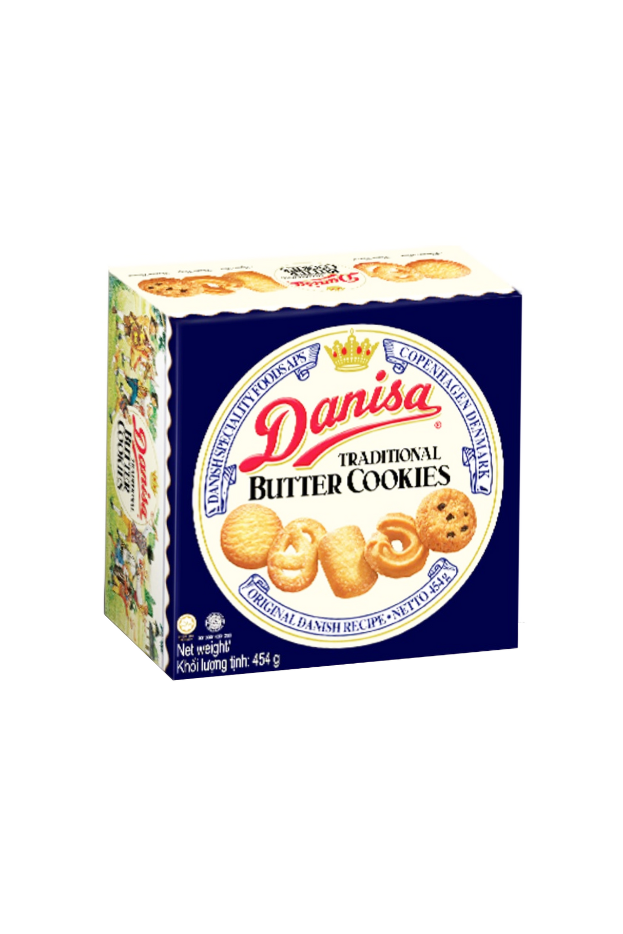 danisa butter cookies tin 454g