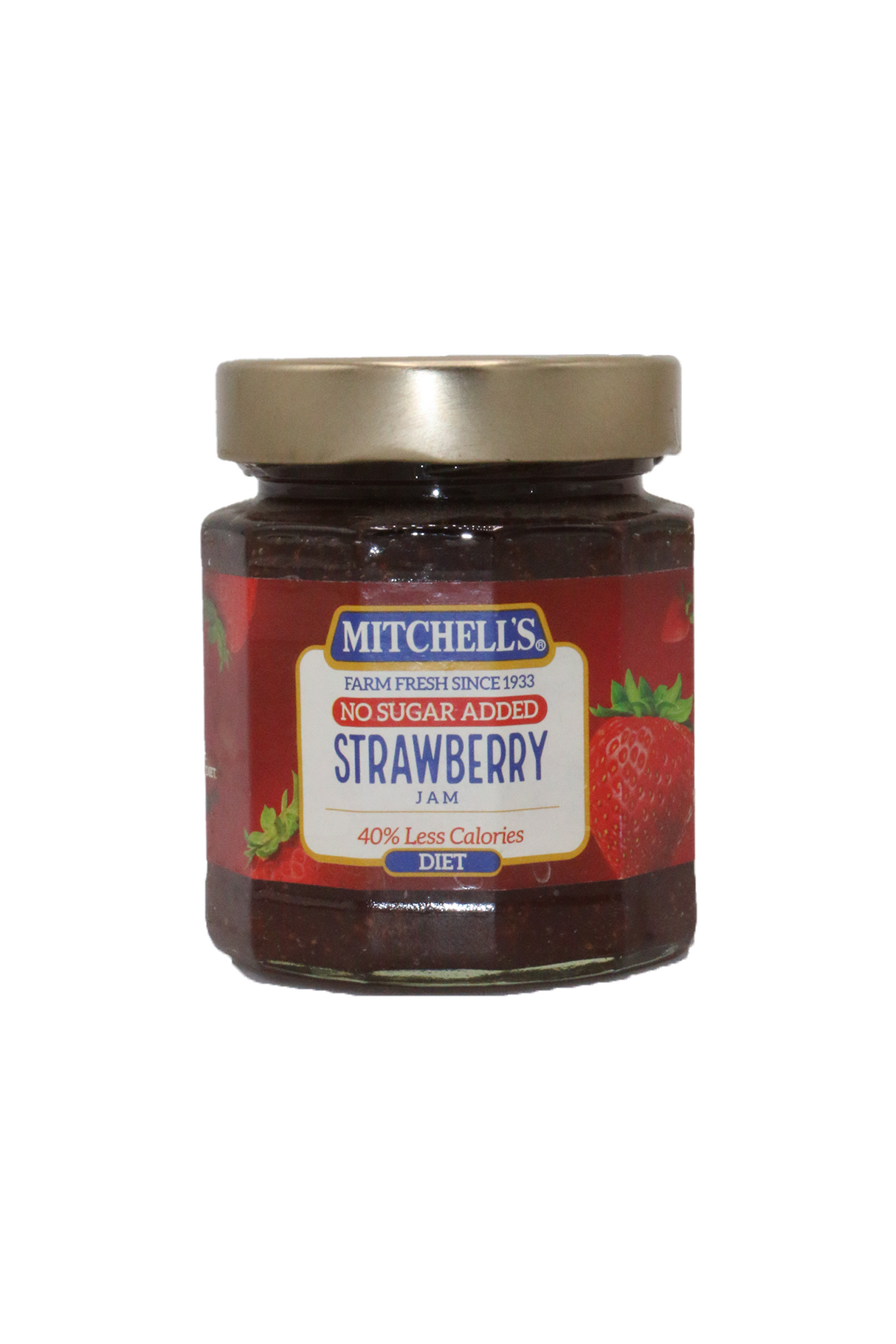 mitchells jam diet strawberry 300g