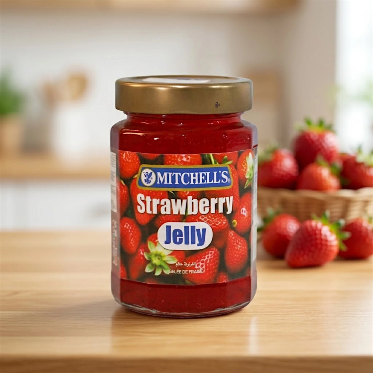 mitchells jelly strawberry 410g